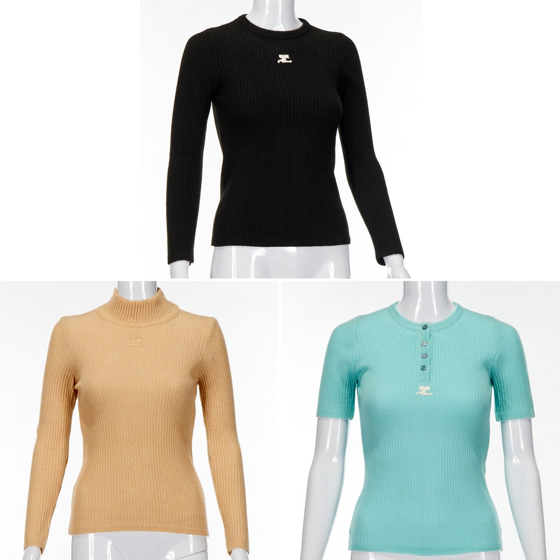 Group of vintage Courreges Paris sweaters (1 of 11)