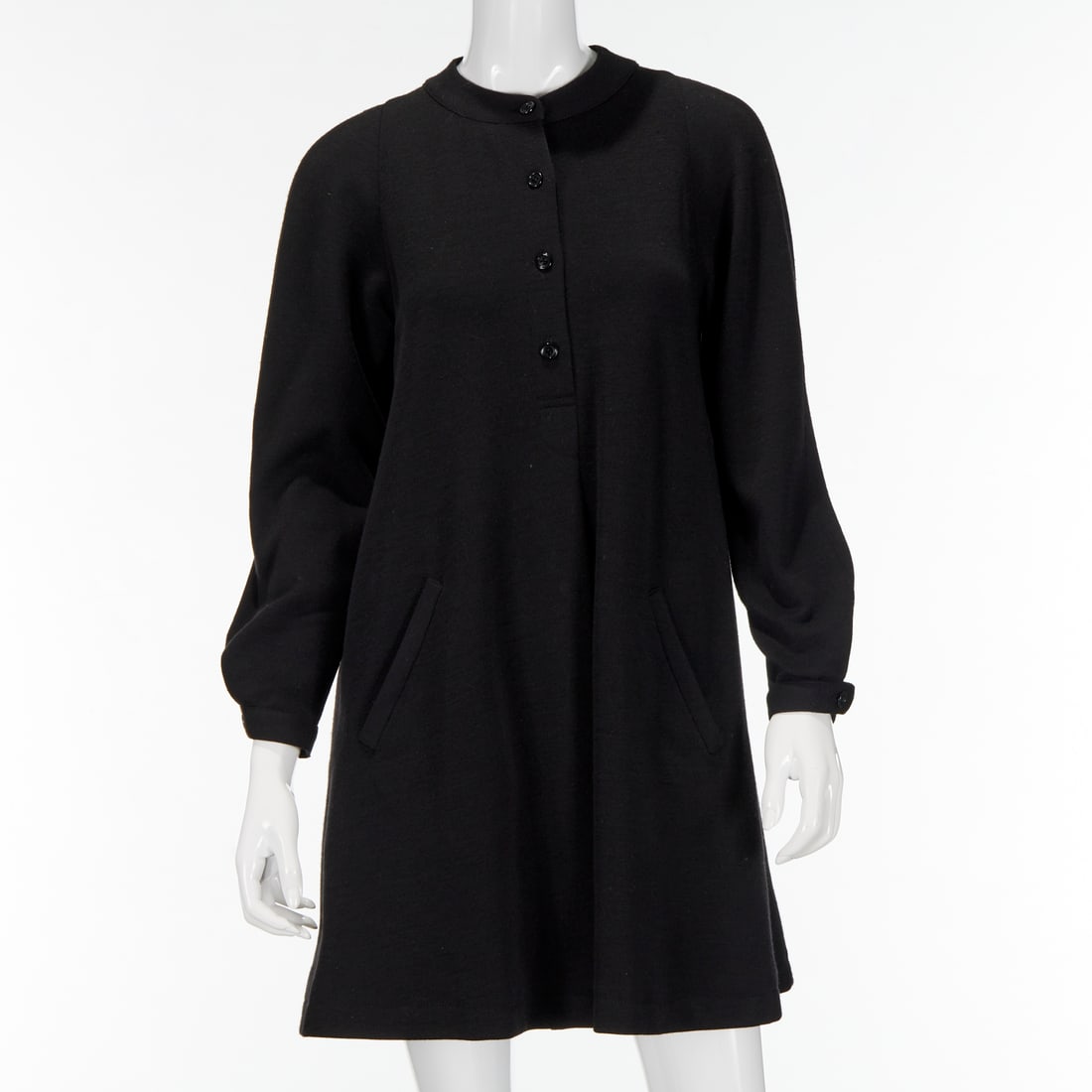 Geoffrey Beene black swing dress (1 of 6)
