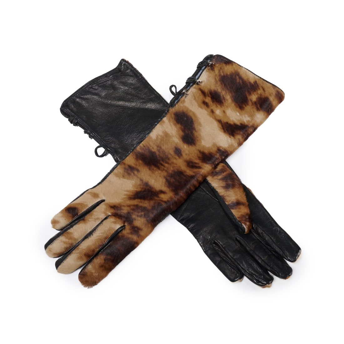 Lambertson Truex pony hair animal print gloves (1 of 5)