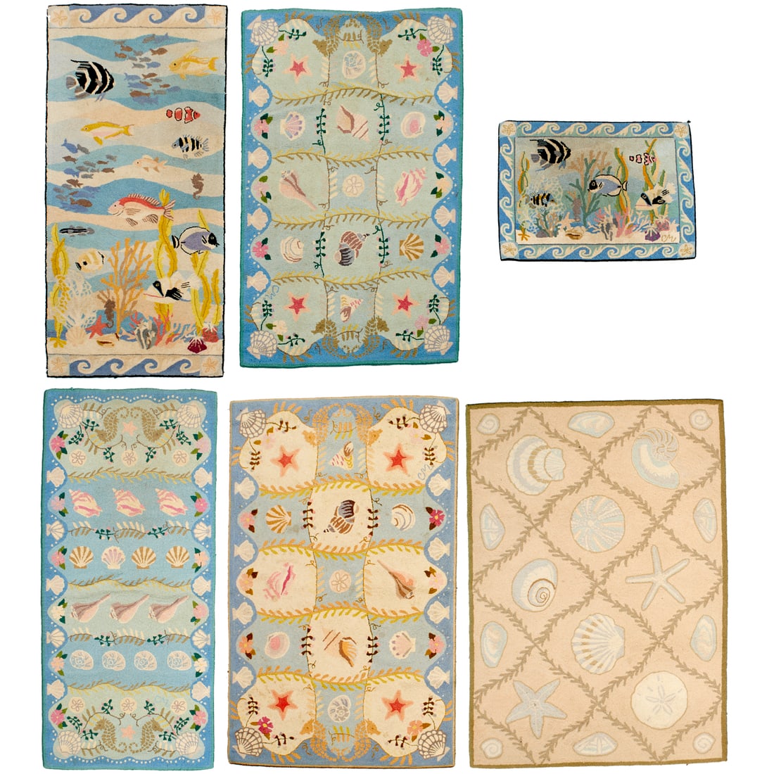 Group (6) Claire Murray hooked rugs (1 of 12)