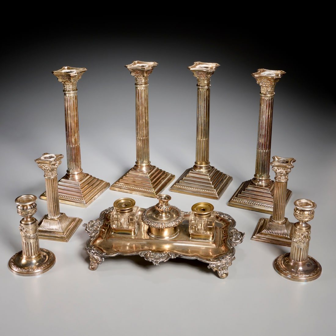 Group English silver plated tableware (1 of 7)