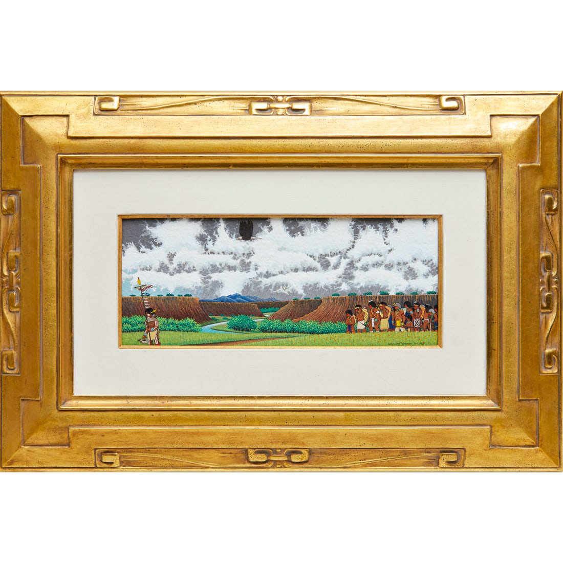 Douglas Johnson, casein on board, 1989