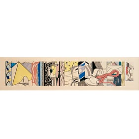 Roy Lichtenstein, Sketch for Greene Street Mural