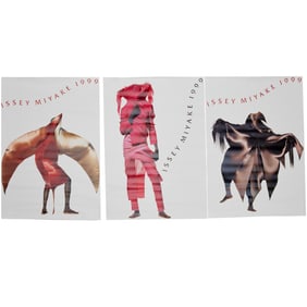 Irving Penn, (3) Issey Miyake fashion posters