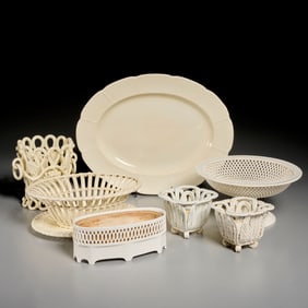 Creamware & Parian porcelain collection