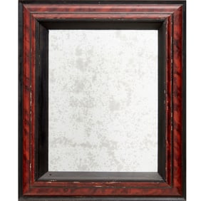 Nice faux tortoise painted mirror
