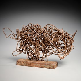 Brutalist School, sculpture, monogrammist 'DA'