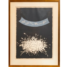 Tetsuo Ochikubo, lithograph, 1961