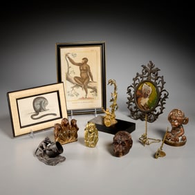 Monkey-themed decorative collection