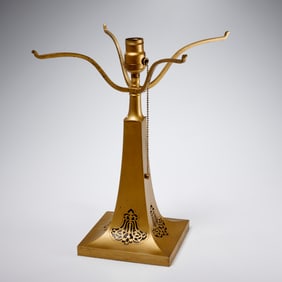Pairpoint Mfg. Co., lamp base, c. 1910