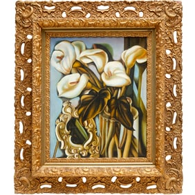 Tamara de Lempicka (after), oil on canvas