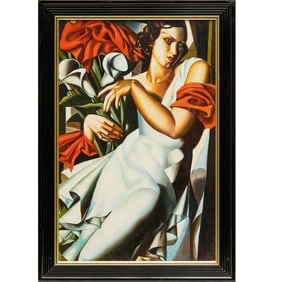 Tamara de Lempicka (after), oil on canvas