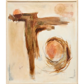 Pat Kerr, large oil on canvas, 1971