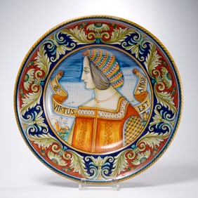 Deruta Italian majolica charger