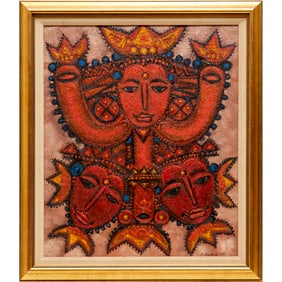 Nyoman Arsana, oil on canvas, 1985