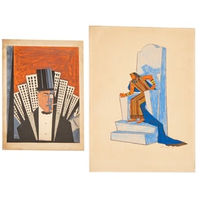 Robert Van Rosen, theatrical illustrations, 1925