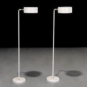 Anders Pehrson, pair Swedish modern floor lamps