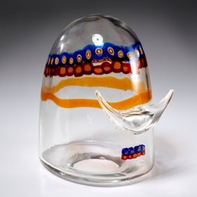 Murano style glass sculpture, ex Chua Coll.