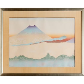 After Ando Hiroshige, serigraph, 1977