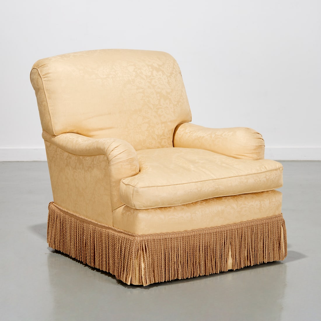 Nice custom upholstered club chair (1 of 5)