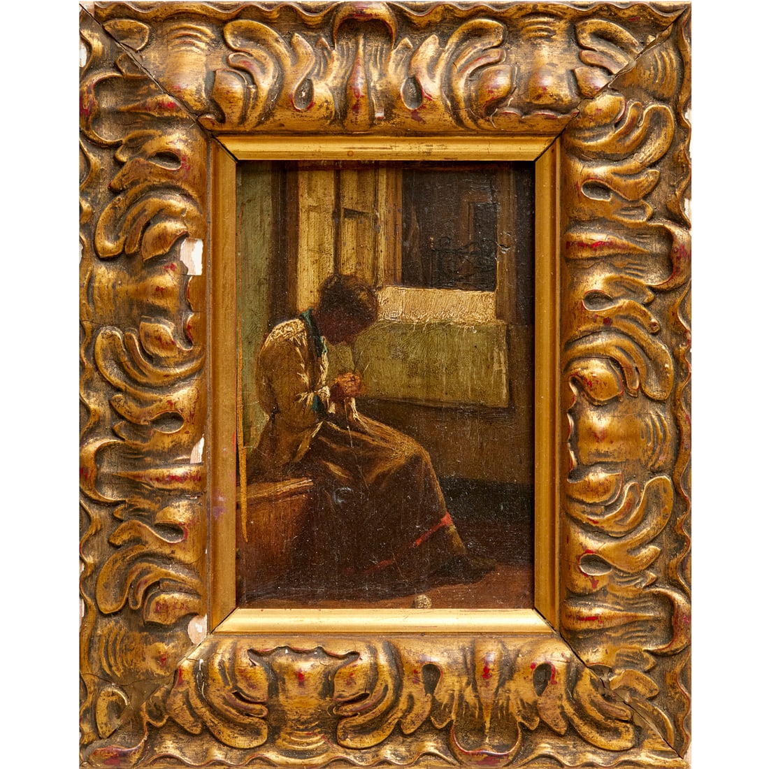 Impressionist School, oil on panel (1 of 6)