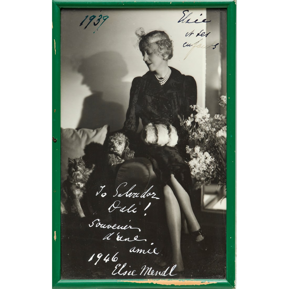 Elsie de Wolf portrait, dedicated to Salvador Dali (1 of 7)