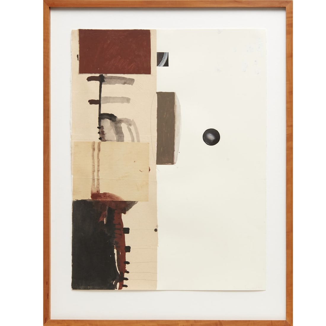 James Brown, paint and collage on paper, 1996 (1 of 8)