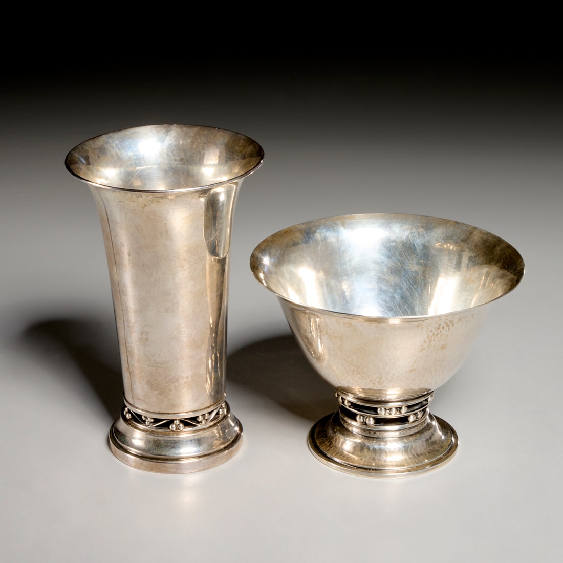 Georg Jensen, Denmark, (2) sterling vessels (1 of 10)