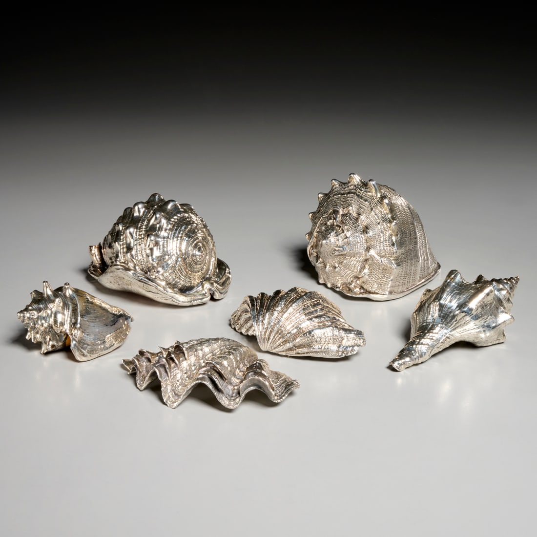 Mario & Federico Buccellati silver clad seashells (1 of 8)