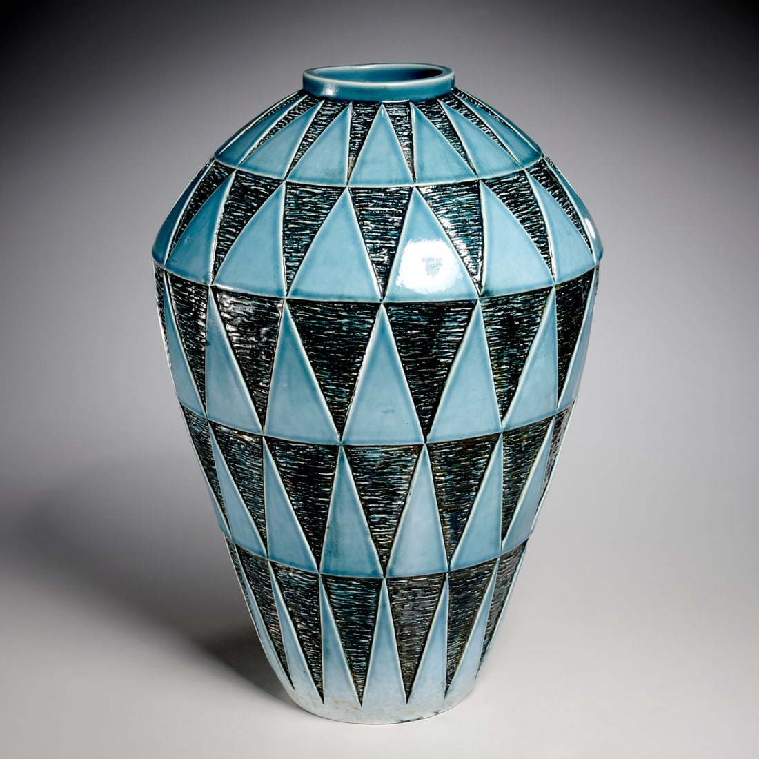 Hertha Bengtson for Rorstrand, large studio vase (1 of 6)