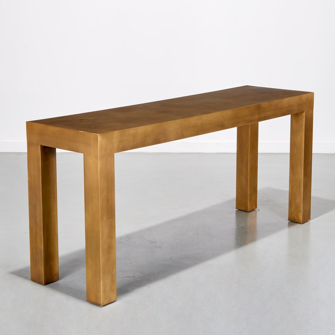 Annabelle Selldorf, solid  bronze console (1 of 7)