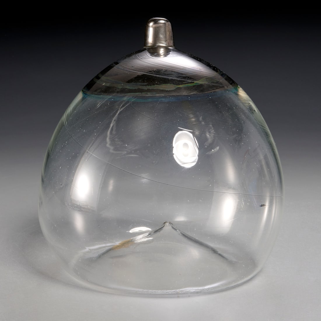 Joel Philip Myers, "silver dome" glass vase, 1970 (1 of 7)