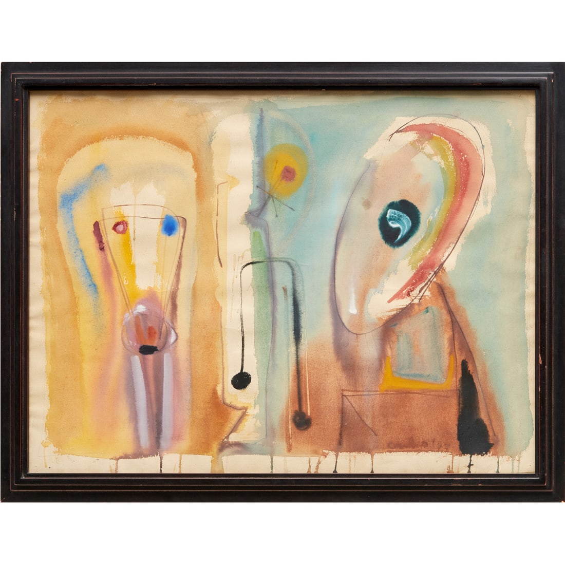 John Grillo, watercolor on paper, 1947 (1 of 8)