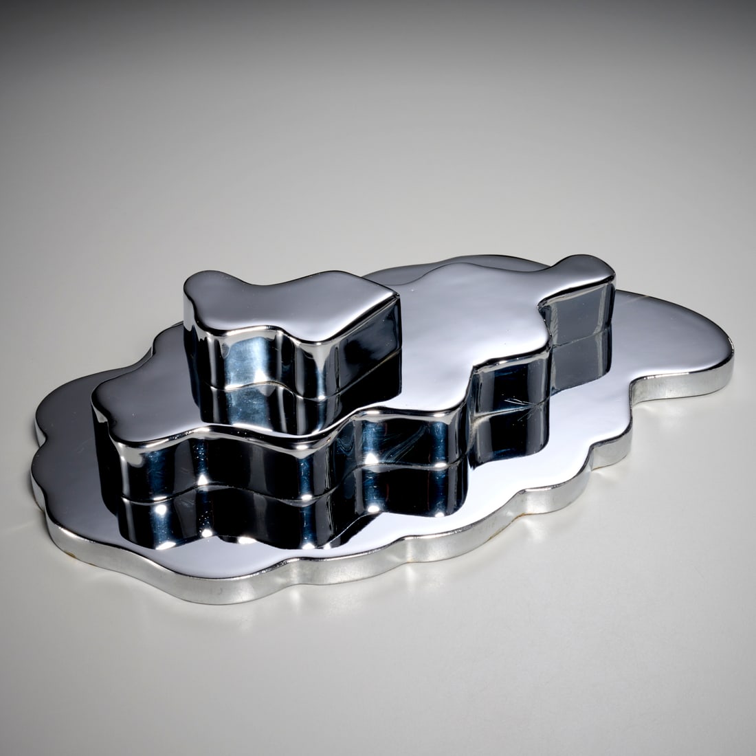 Eduardo Paolozzi, chromed steel sculpture, 1967 (1 of 11)