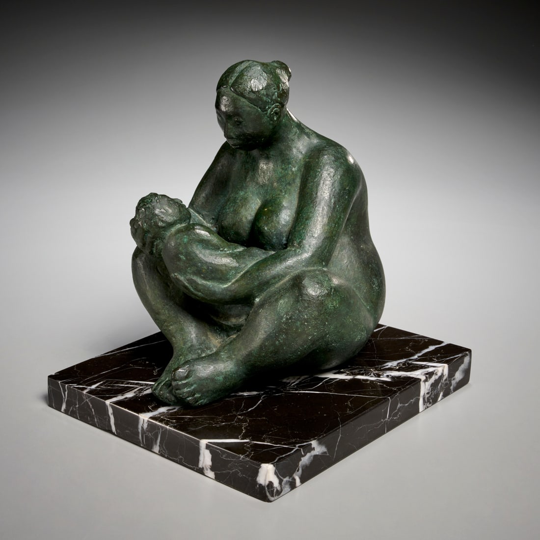 Jorge Luis Cuevas, bronze sculpture, 1978 (1 of 7)