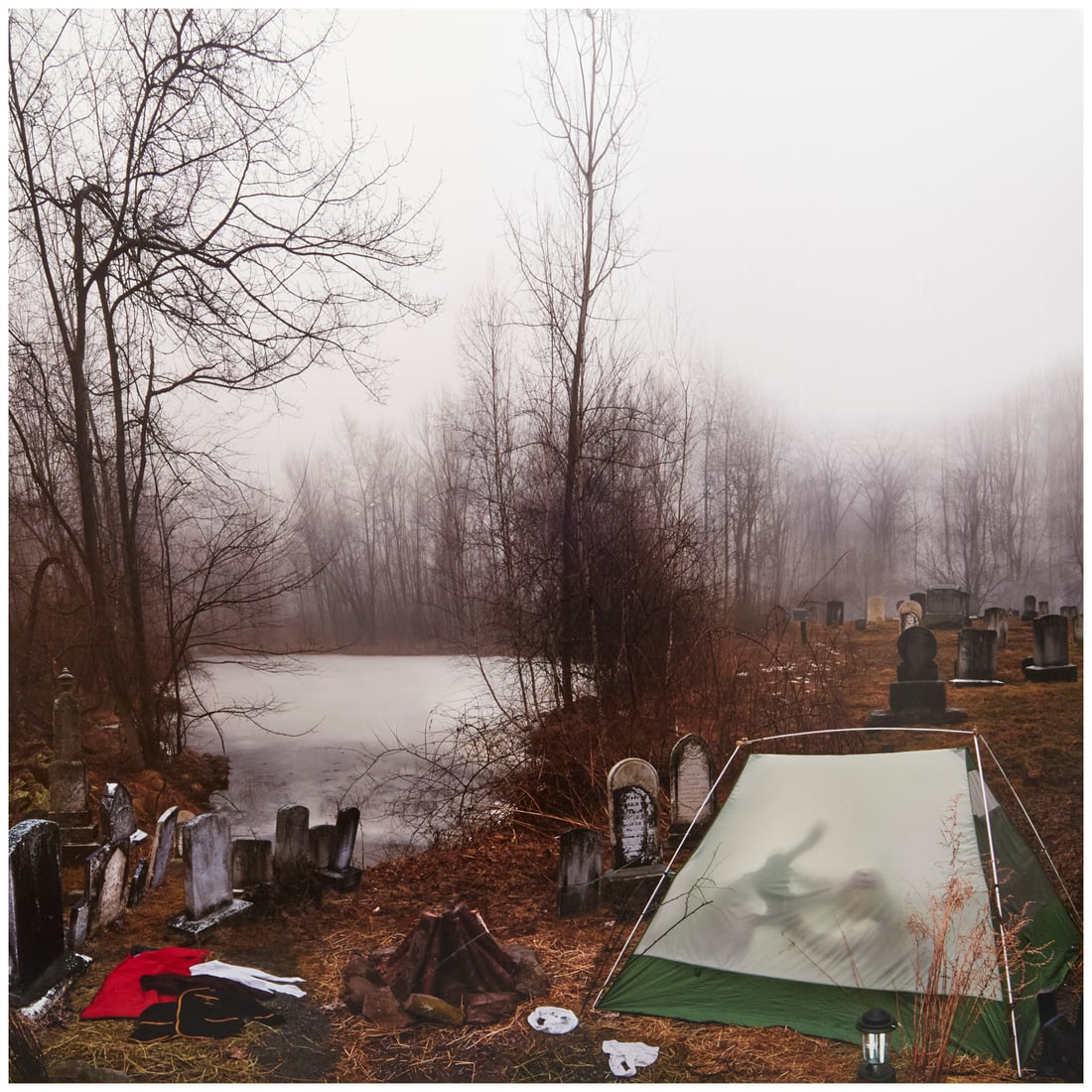 Anthony Goicolea, large C-print on aluminum, 2005: Anthony Goicolea, large C-print on aluminum, 2005, Anthony Goicolea (American, b. 1971), Lake, unsigned and un-numbered, from an edition of 9, 71"h 72"w Provenance: "First Open", Christie's, NY, Augus