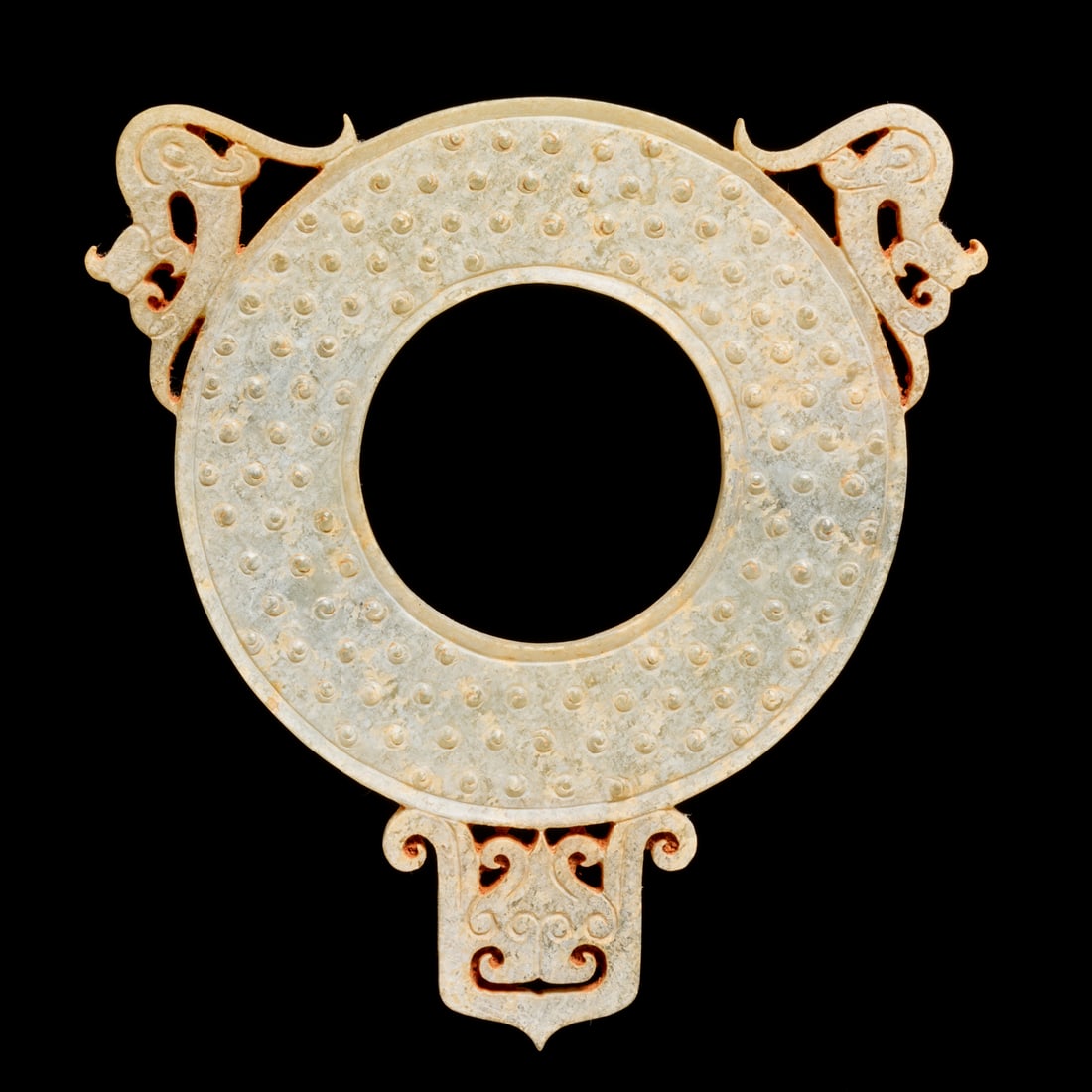 Chinese archaic style jade Bi disc (1 of 5)