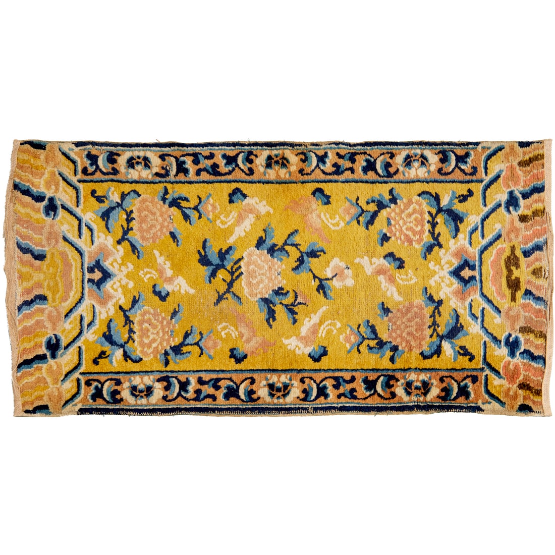 Antique Chinese Ningxia wool rug (1 of 6)