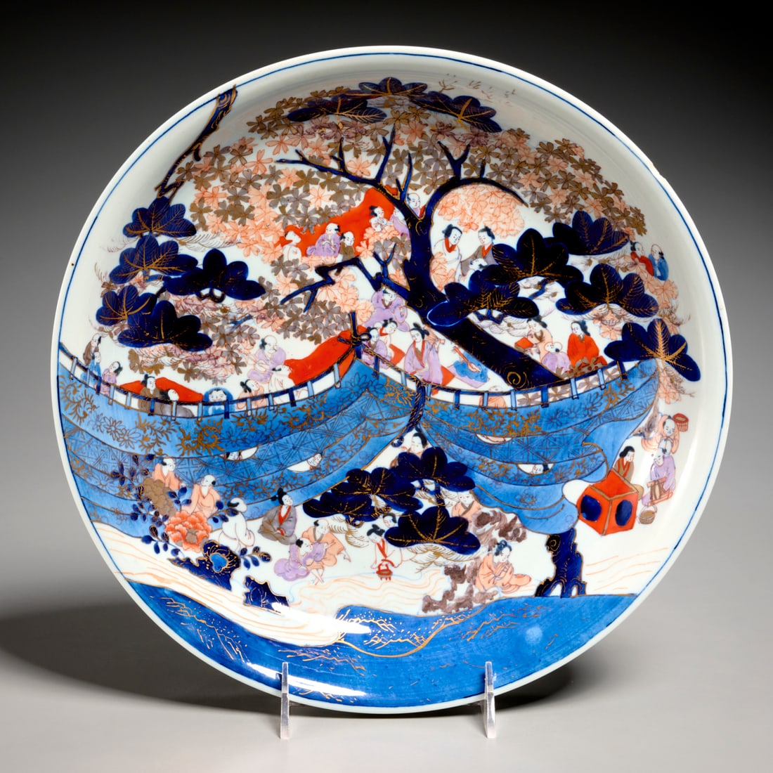 Japanese Imari porcelain dish (1 of 7)