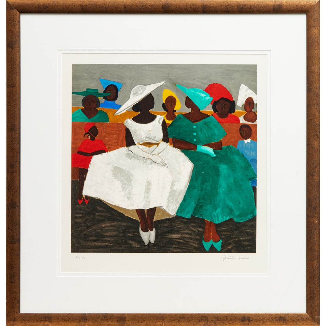 Jonathan Green, lithograph on paper, 1995 (1 of 8)