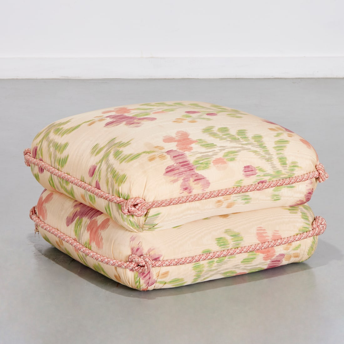 Mario Buatta, custom pouf ottoman (1 of 4)