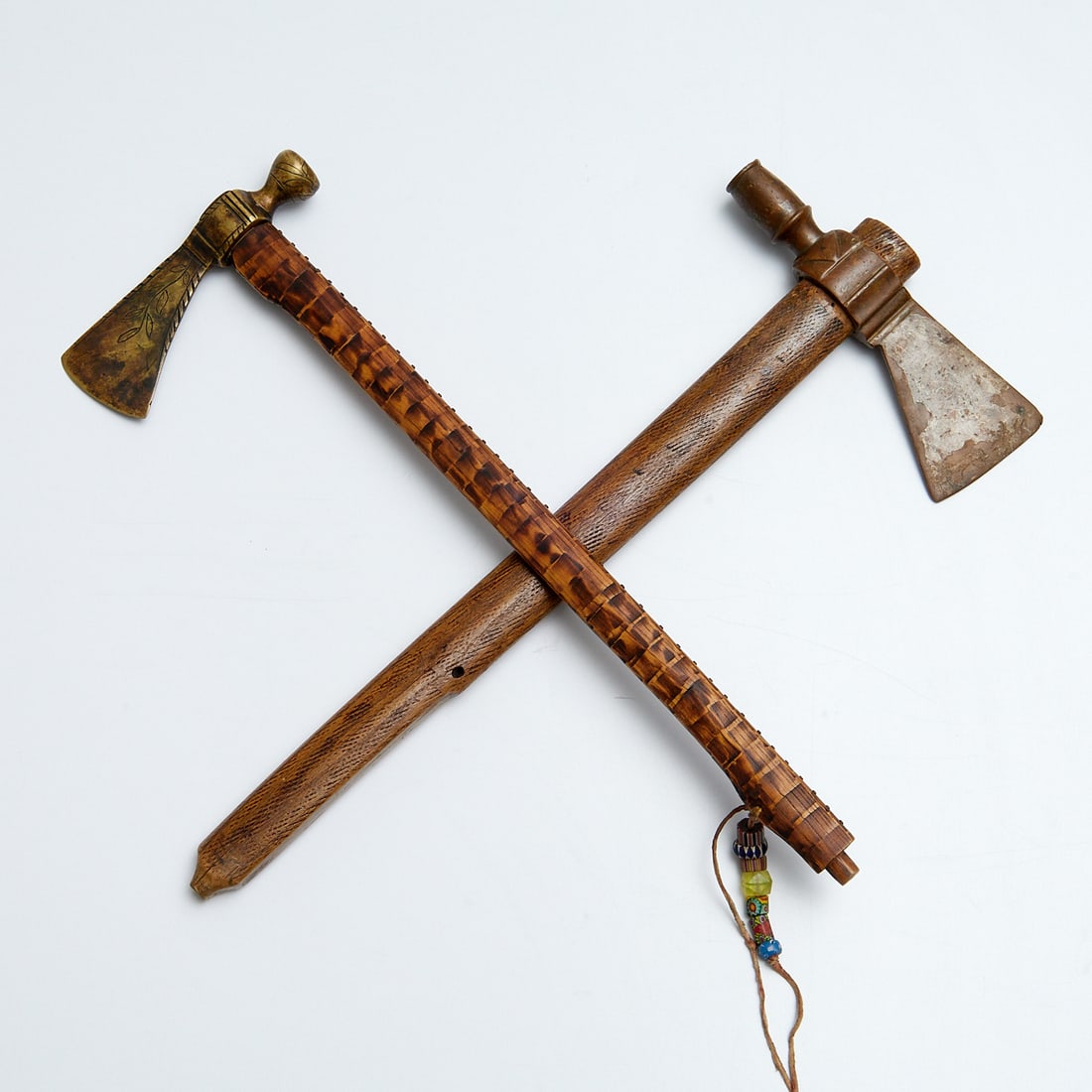 (2) Native American pipe tomahawks (1 of 5)