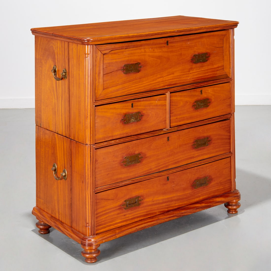 Chinese Export camphor wood campaign chest (1 of 9)