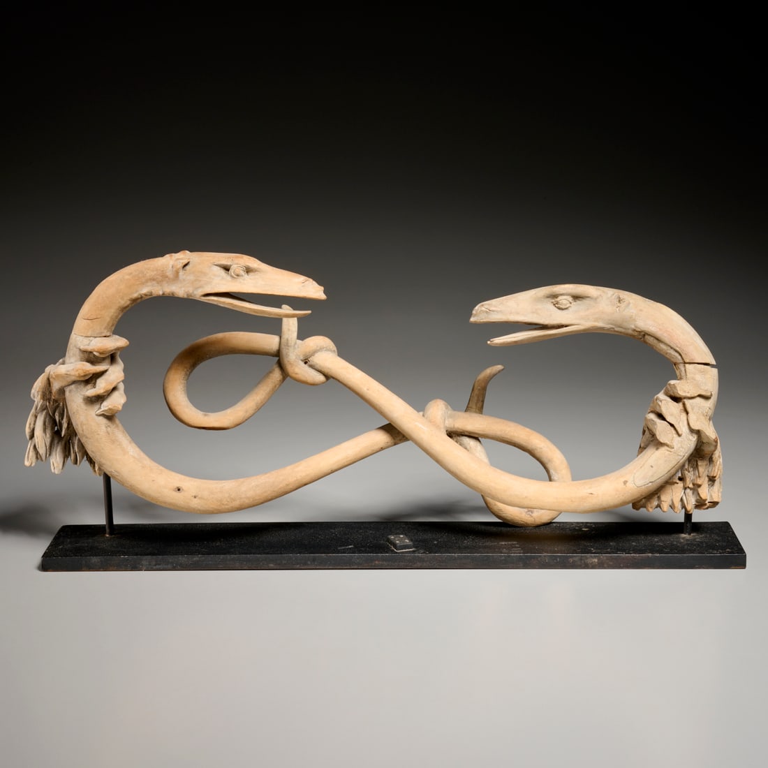 Antique Continental Ouroboros carving (1 of 6)