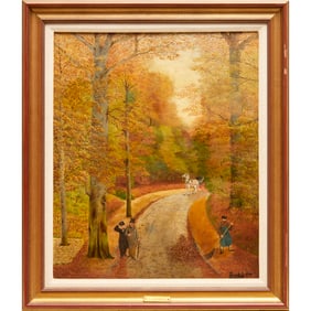 Camille Bombois (attrib), oil on canvas