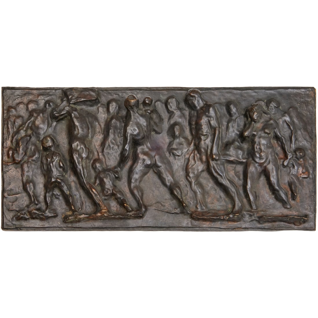 Honore Daumier (after), bronze plaque (1 of 8)