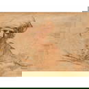 Guercino (attrib.), pen drawing, c. 1650