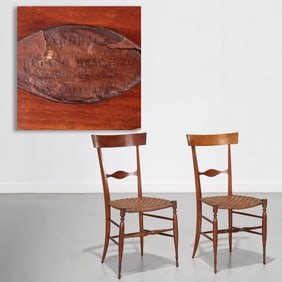 Gaetano Descalzi campanino chairs, 19th c.