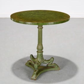 Italian Neoclassic faux painted gueridon