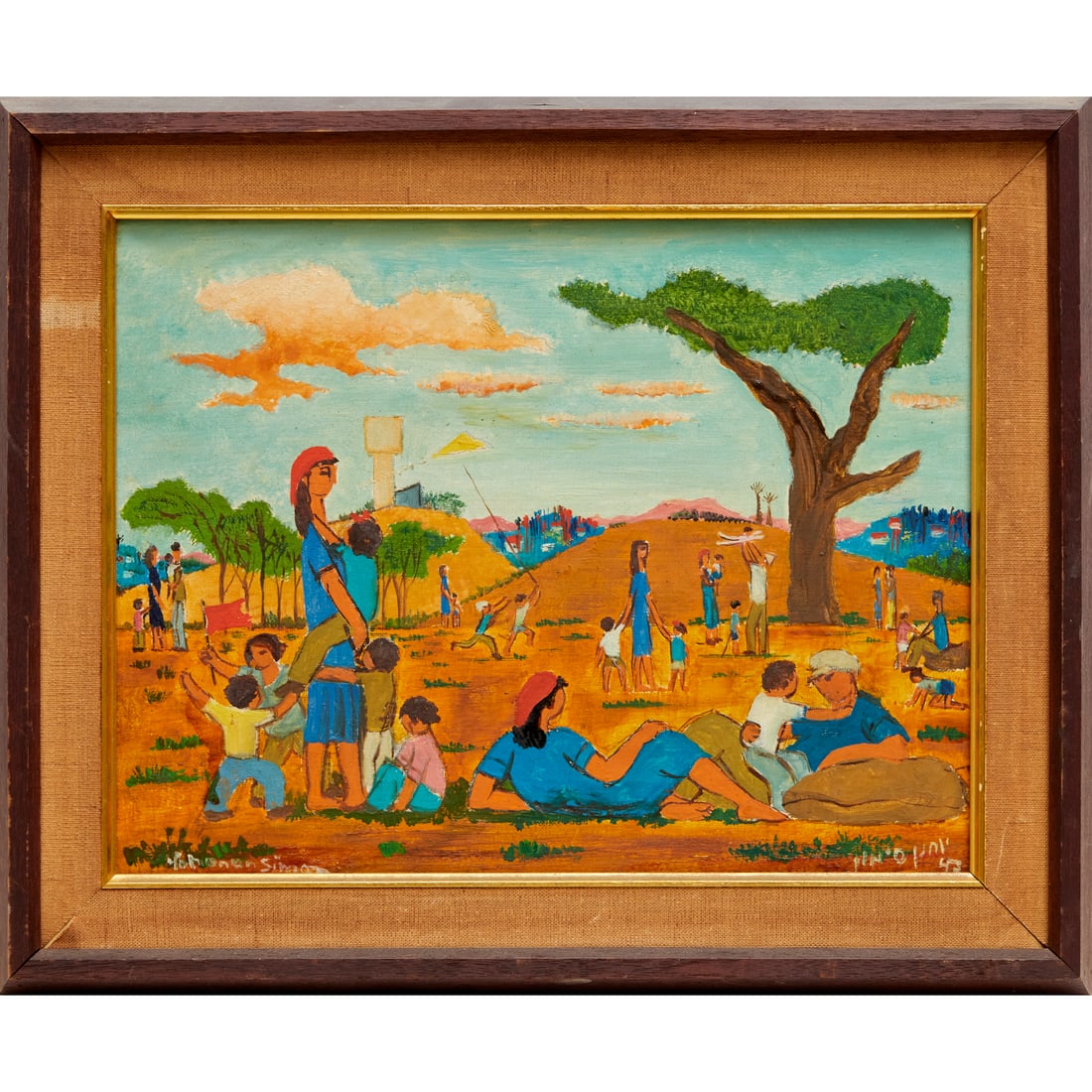 Yohanan Simon, oil on canvas, 1943 (1 of 8)